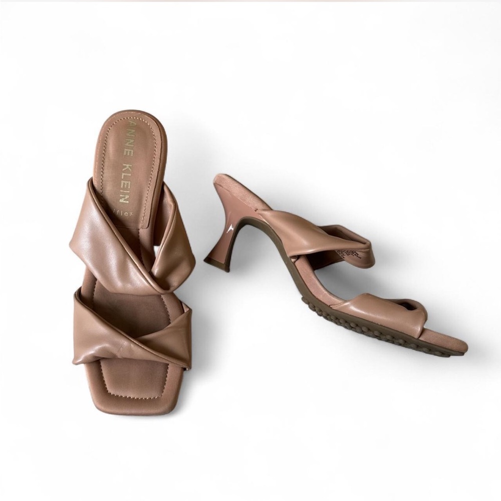 Anne Klein Women's Brown Strappy Heels